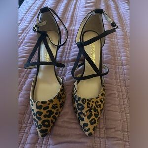 Christian Siriano heels animal print